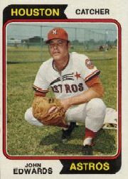 1974 Topps Baseball Cards      635     Johnny Edwards